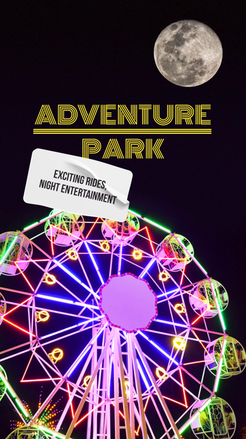 Ontwerpsjabloon van TikTok Video van Discount On Pass To Extreme Amusement Park Attractions