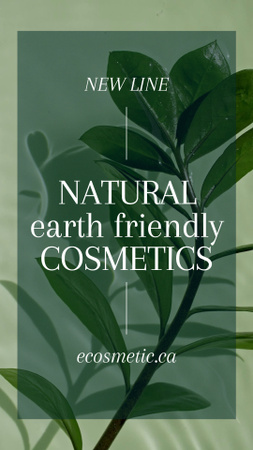 Eco Friendly Cosmetics Offer Instagram Video Story Design Template