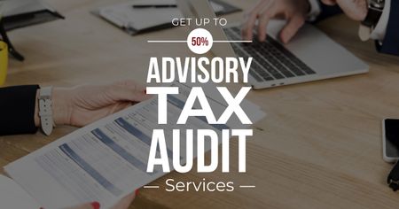Advisory Tax Audit Services Offer Facebook AD Design Template