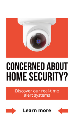 Designvorlage Vorschläge zur Sicherheit zu Hause für Instagram Video Story