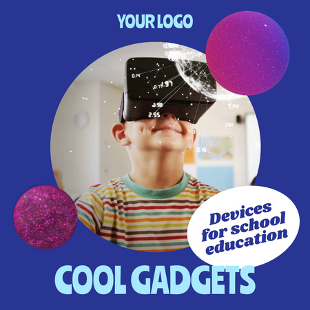 Irresistible Back to School Gadgets Offer Animated Post Design Template