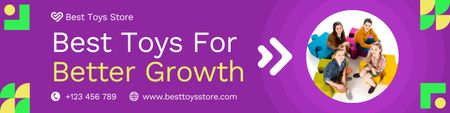 Best Toys for Better Growth Twitter Design Template