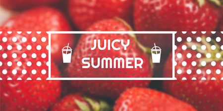 Juicy summer banner Image Design Template