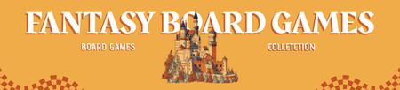 Designvorlage Angebot an Fantasy-Brettspielen für Ebay Store Billboard