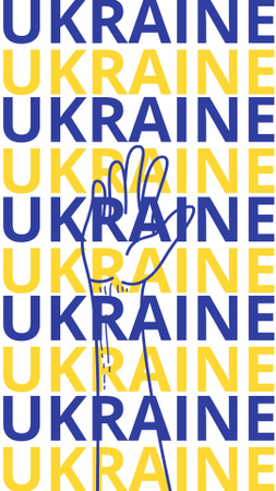 Promoting Awareness of the Conflict in Ukraine Instagram Story Šablona návrhu