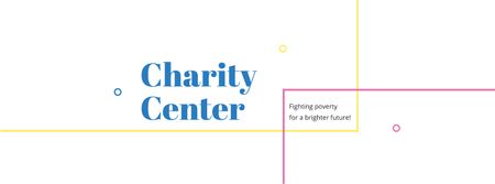 Designvorlage Charity Center Services Offer für Facebook cover