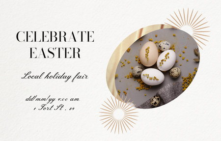 Experience the Magic and Wonder of Easter Invitation 4.6x7.2in Horizontal Modelo de Design