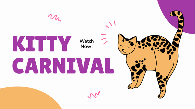 Modèle de visuel Watch Cats Expo Now - Youtube Thumbnail