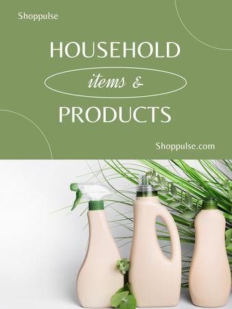 Household Products Offer Poster 36x48in Design Template