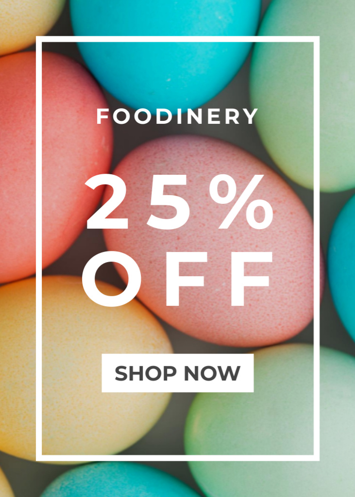 Discount Offer on Easter Holiday Flayer Design Template