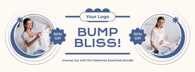 Quality Essentials Pregnancy at Discount Facebook cover Design Template