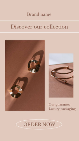 Jewelry Store Ad Instagram Story Design Template