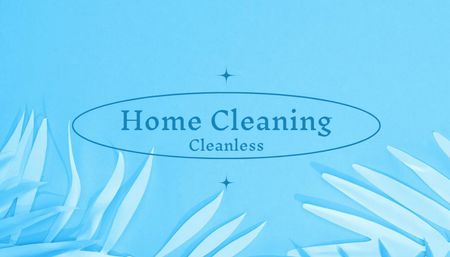 Plantilla de diseño de Home Cleaning Services Business Card US 