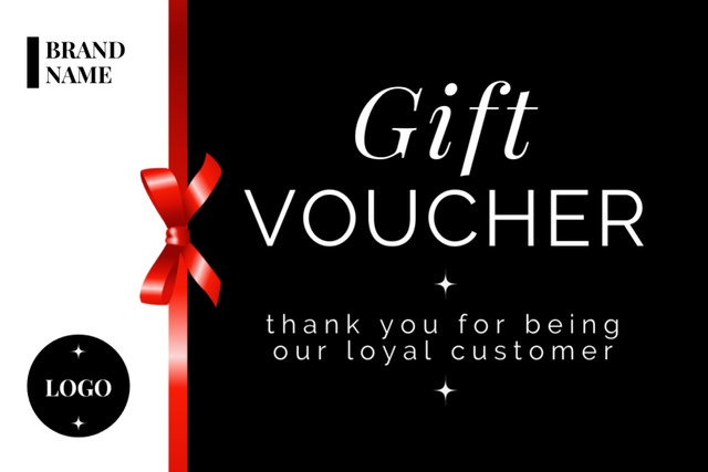 Gift Voucher Offer for Favorite Customer Gift Certificate Design Template