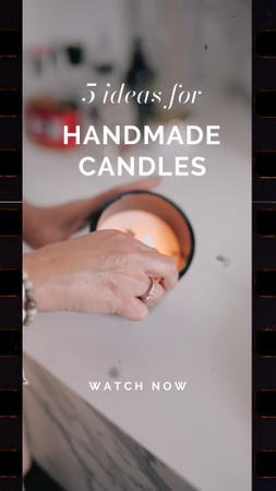 Creative Ideas For Handmade Candles TikTok Video Design Template