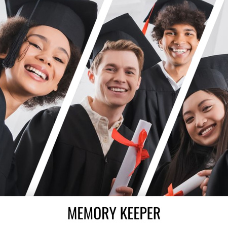 Platilla de diseño Exclusive High School Graduation Photoshoot with Graduates Photo Book