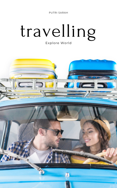 Traveling Agency Services Description Book Cover Modelo de Design