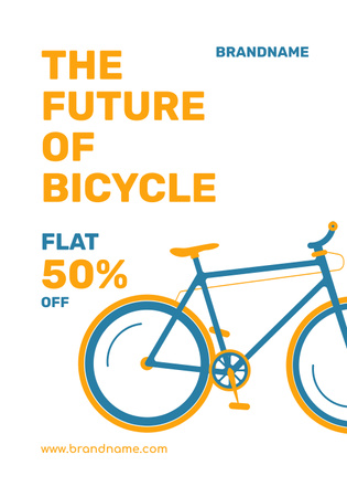 Promotion for Bikes of Future Poster 28x40in Design Template
