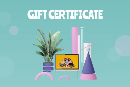 Learning Revival Discount Bonanza Gift Certificate Design Template