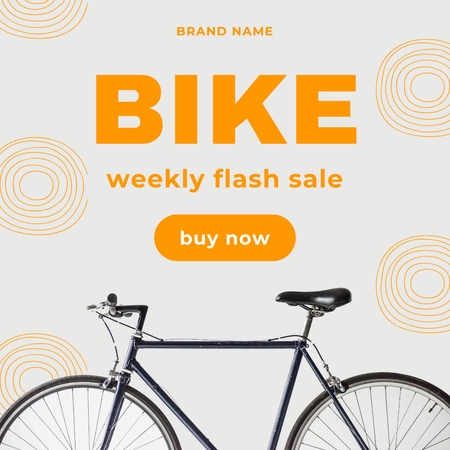 Designvorlage Special Offer with Bike für Instagram