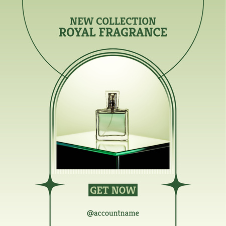 Offers of New Collection of Royal Fragrances Instagram AD Design Template