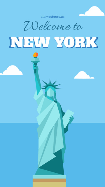 New York city Travel Offer Instagram Storyデザインテンプレート