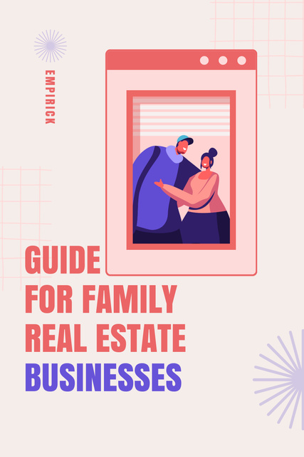Ontwerpsjabloon van Pinterest van Real Estate Family Business