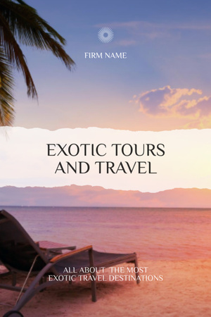 Travel Tour Ad Postcard 4x6in Vertical tervezősablon