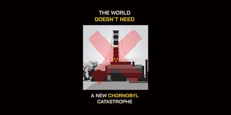 World doesn't need New Chornobyl Catastrophe Twitter Design Template