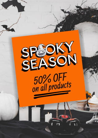 Designvorlage Halloween Special Discount Offer für Poster