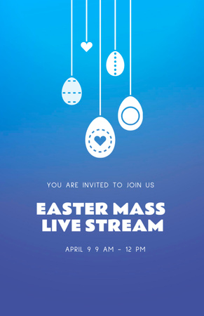 Plantilla de diseño de Magic and Wonder of Easter in Our Celebrations Invitation 5.5x8.5in 