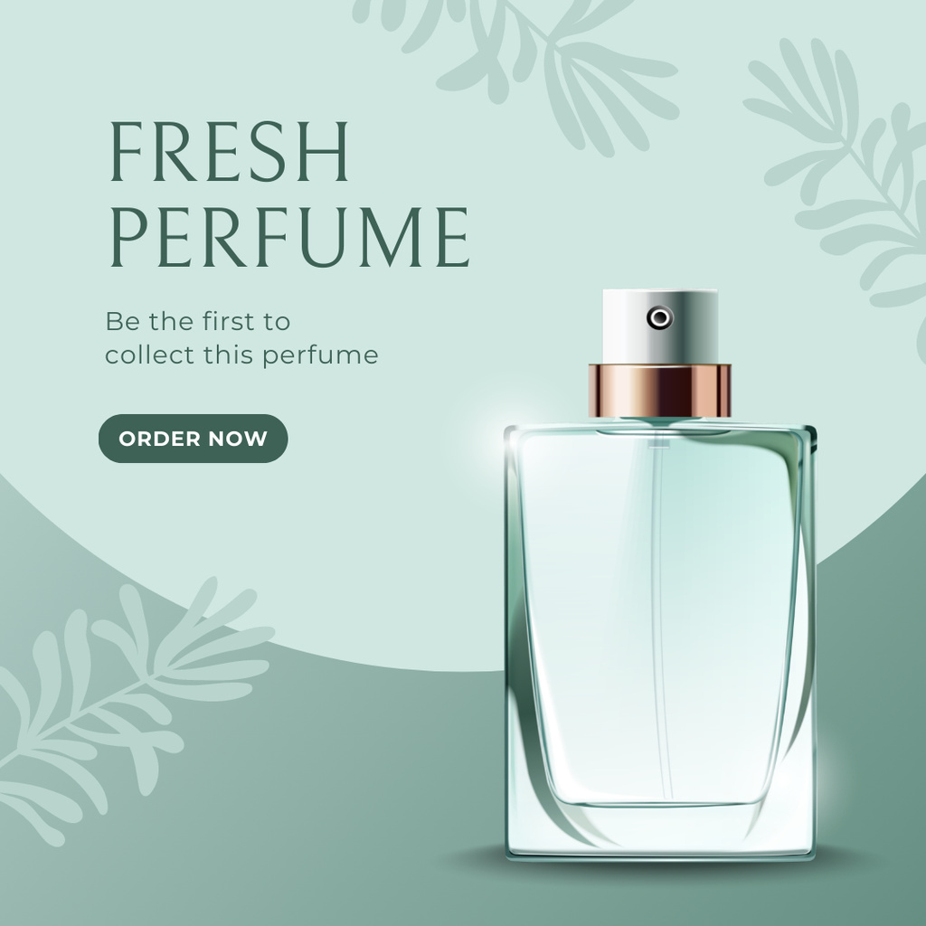 Sale of Fresh Perfume Instagram Design Template