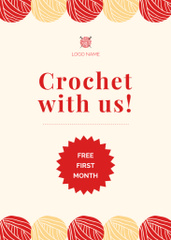 Crochet Event With Free Month Offer