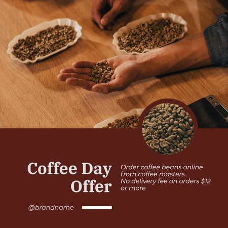 Coffee Day Offer Instagram Modelo de Design