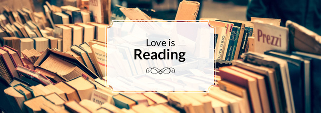 Plantilla de diseño de Reading Inspiration Books on Shelves Tumblr 