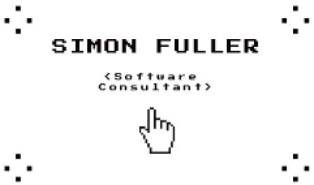 Template di design Software Consultant Contacts Business card