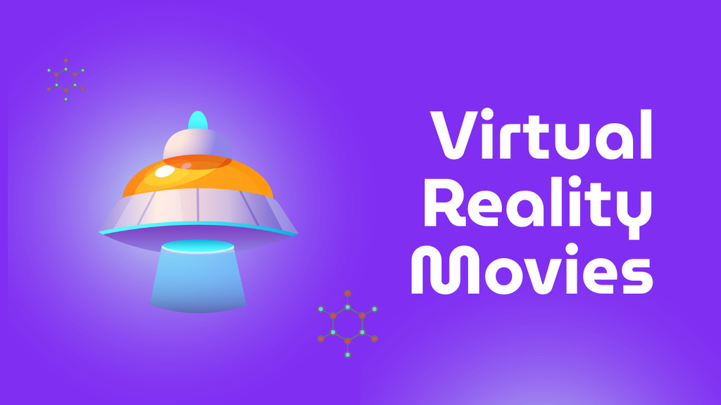 Plantilla de diseño de Virtual Reality Movies Ad Youtube Thumbnail 