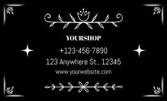 Tattoo Artist Service Promo With Floral Decoration