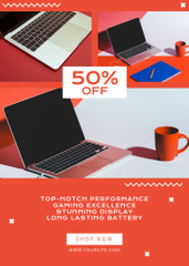 Cutting-edge Laptop Series Promotion In Red