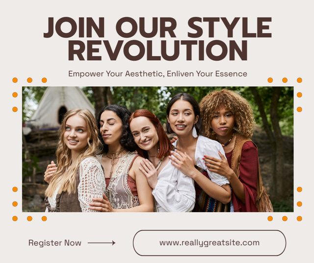 Fashion Style Revolution Training Facebook – шаблон для дизайна