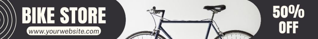 Ontwerpsjabloon van Leaderboard van Bike Retailer Bargains