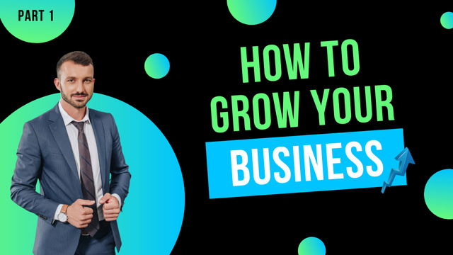 Grow Your Business Youtube Thumbnail Design Template