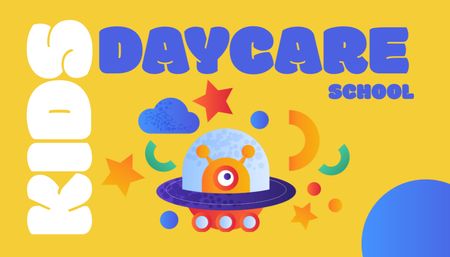 Szablon projektu Daycare Service Offer Business Card US