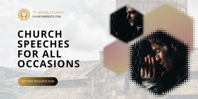 Church Speeches for All Occasions Image Modelo de Design