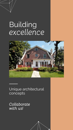 Template di design Eccellente offerta di servizi di architettura e costruzione Instagram Video Story