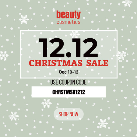 Christmas Sale Announcement Instagram – шаблон для дизайну