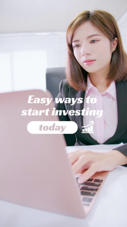 Ways to Start Investing TikTok Video Šablona návrhu