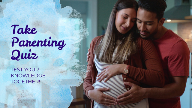 Promoting Parenting Quiz For Couples Full HD video Modelo de Design