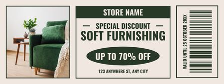 Platilla de diseño Soft Furnishing Special Discount Coupon