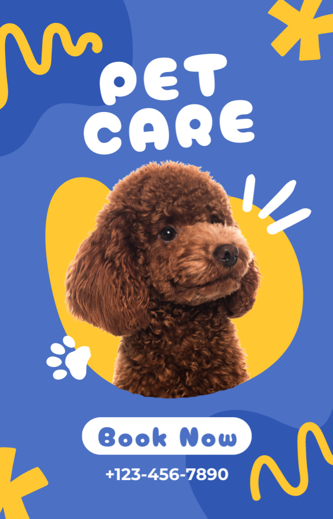 Template di design Pet Care Offer with Poodle IGTV Cover